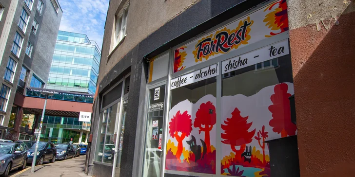 Lahodná káva alebo sypaný exotický čaj v shisha bare ForRest