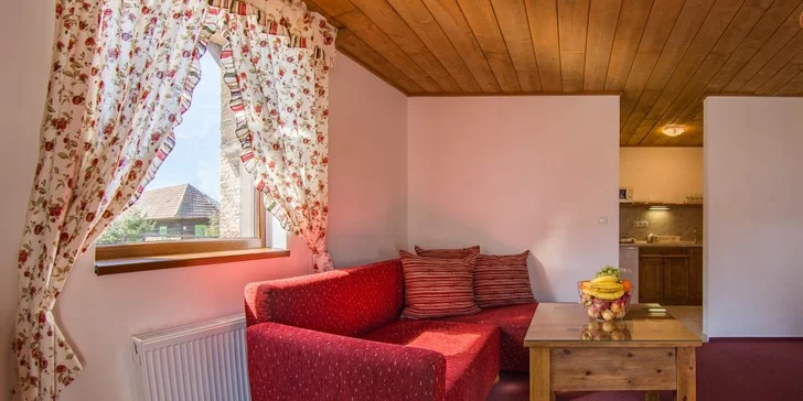 Apartmánový dom v podhorskej obci Pavčina Lehota pre 2-5 osôb