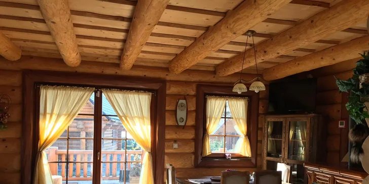 Oddych v zrubovom rekreačnom dome pri Liptovskej Mare