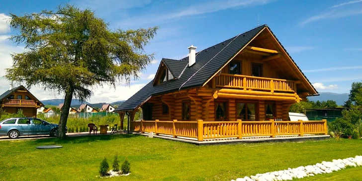 Oddych v zrubovom rekreačnom dome pri Liptovskej Mare