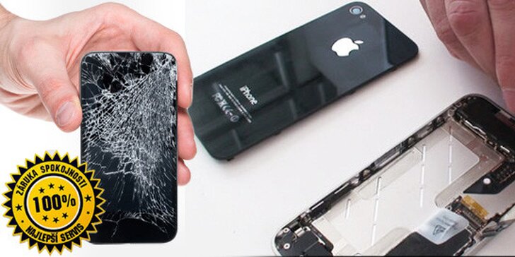 Výmena rozbitého skla na iPhone