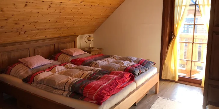 Oddych v zrubovom rekreačnom dome pri Liptovskej Mare