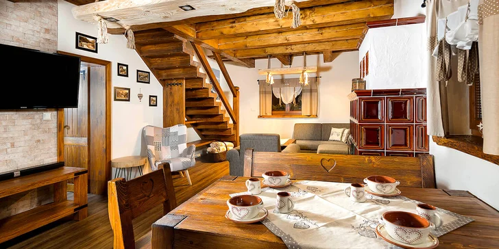 Pobyt v súkromí v nových, štýlových a luxusne zariadených apartmánoch v horskom prostredí na Kubínskej holi