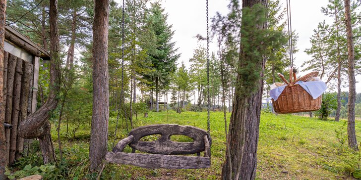 Rozprávkový pobyt v domčeku na strome v blízkosti Pieninského národného parku