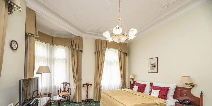 Wellness pobyt s polpenziou: 4* hotel v Karlových Varoch