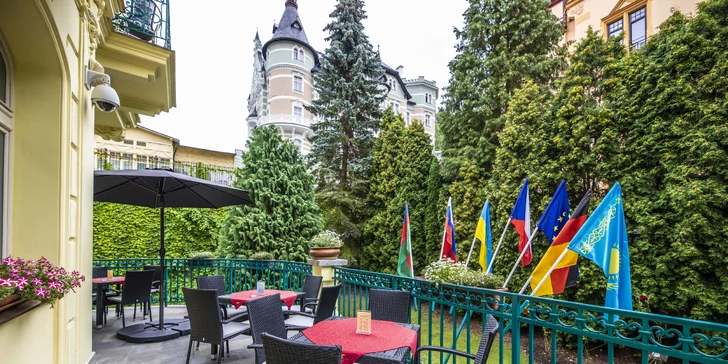 Wellness pobyt s polpenziou: 4* hotel v Karlových Varoch