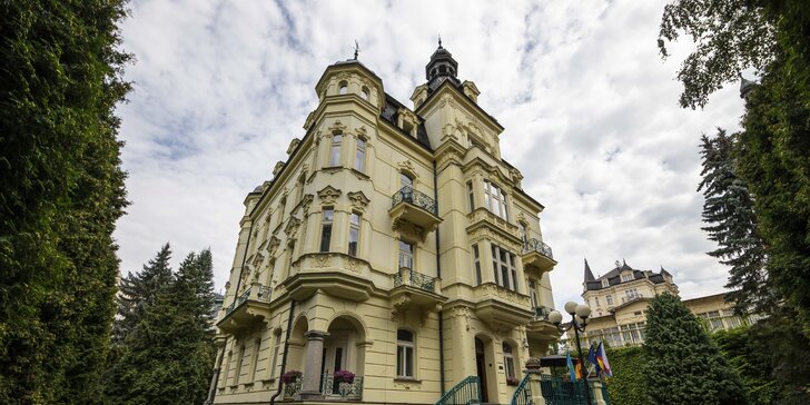 Wellness pobyt s polpenziou: 4* hotel v Karlových Varoch