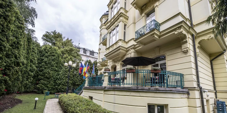Wellness pobyt s polpenziou: 4* hotel v Karlových Varoch