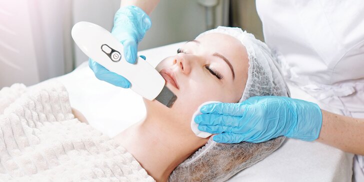 Kompletné hĺbkové čistenie pleti, regenerácia s masážou či skin scrubber