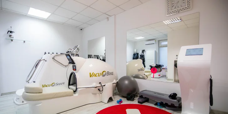 Vyskúšajte prístrojové cvičenia Vacushape V4 INFRA, Vacubike či XBODY fitness