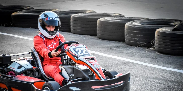 Jazdy na špičkových motokárach pre malých aj veľkých
