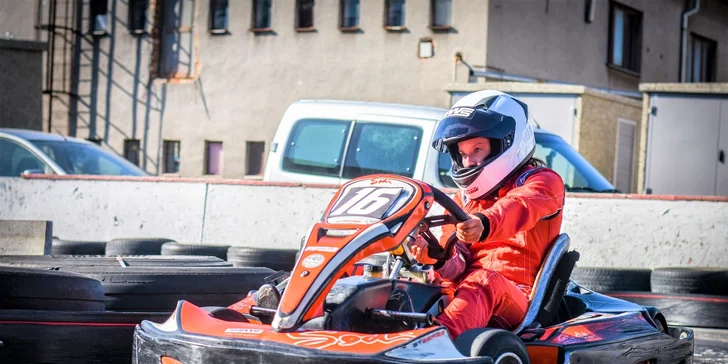 Jazdy na špičkových motokárach pre malých aj veľkých