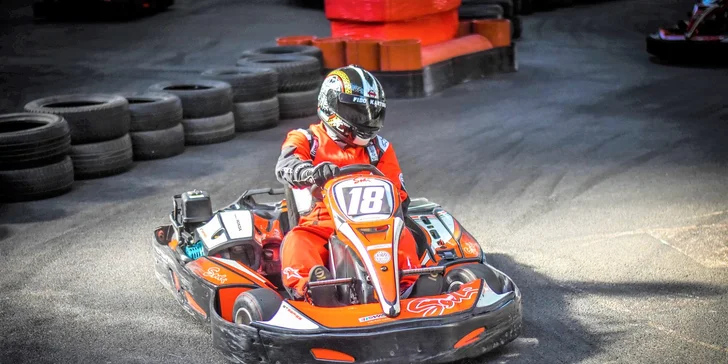 Jazdy na špičkových motokárach pre malých aj veľkých