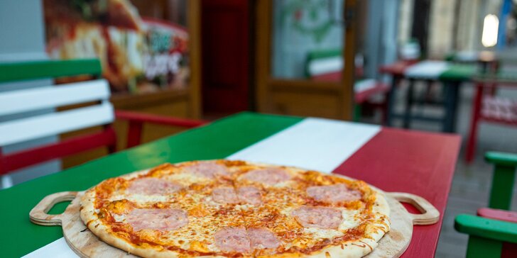 Až 1-kilová pizza na tradičný taliansky spôsob