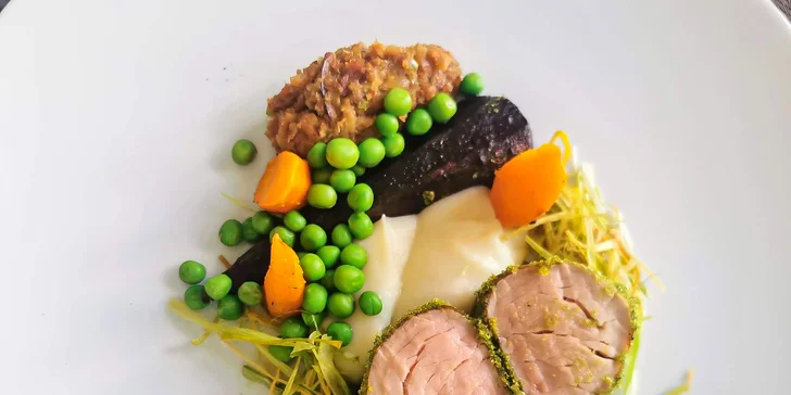 Luxusné 6-chodové degustačné menu "Chutný zážitok" pre 1 osobu
