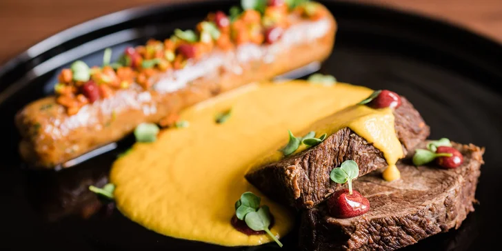 Luxusné 6-chodové degustačné menu "Chutný zážitok" pre 1 osobu