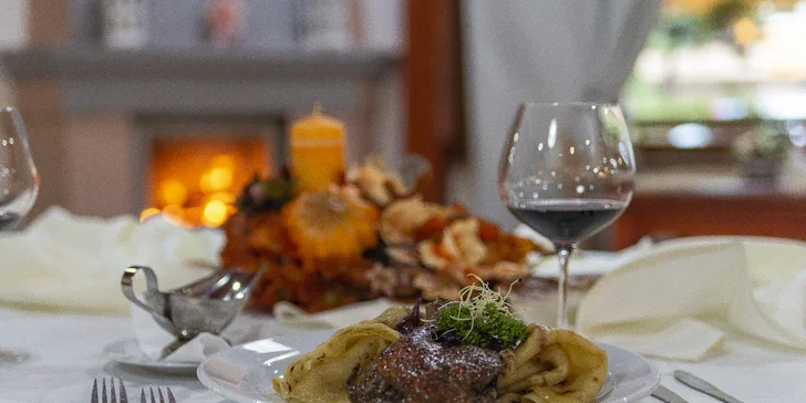 Kačacie hody pre 4 osoby či 3-chodové menu na donášku alebo osobný odber!