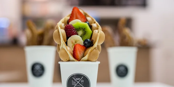 Lahodné bubble waffle alebo churros v STREET DREAMZ!