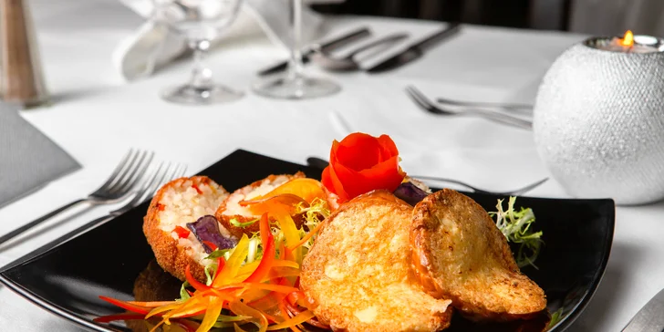 Jedinečné 3-chodové menu pre 2 osoby v Hoteli Agatka