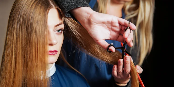 Moderný strih, melír či sombré a balayage s keratínovou kúrou