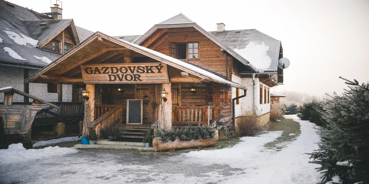 Pobyt v obľúbenom vidieckom sídle Gazdovský dvor v Bešeňovej s možnosťou raňajok