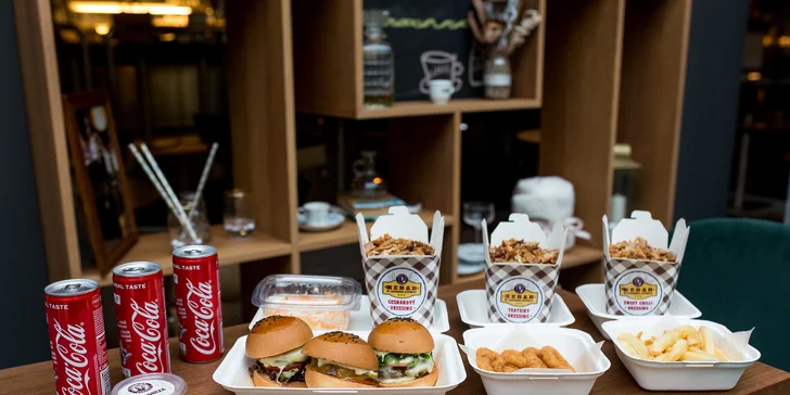 MIX BOX plný mini burgerov, kebabu a príloh pre 3 osoby - len rozvoz