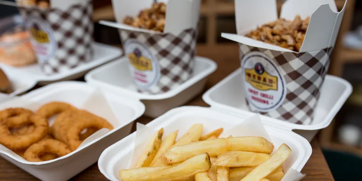 MIX BOX plný mini burgerov, kebabu a príloh pre 3 osoby - len rozvoz
