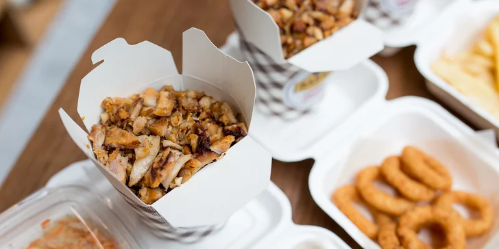 MIX BOX plný mini burgerov, kebabu a príloh pre 3 osoby - len rozvoz