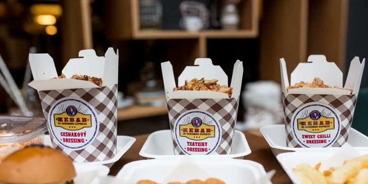 MIX BOX plný mini burgerov, kebabu a príloh pre 3 osoby - len rozvoz