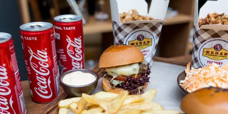 MIX BOX plný mini burgerov, kebabu a príloh pre 3 osoby - len rozvoz