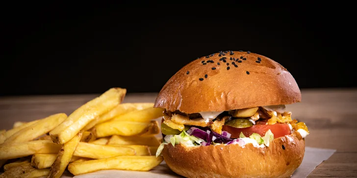 Kebab s prílohou a nápojom v Geronimo – osobný odber
