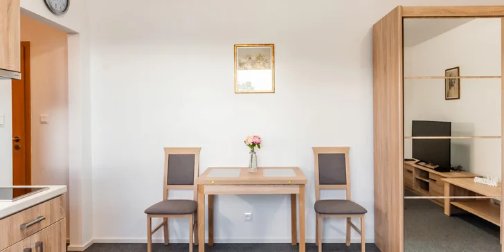 Komfortné apartmány pre 2-3 osoby v blízkosti Thermal Parku Bešeňová