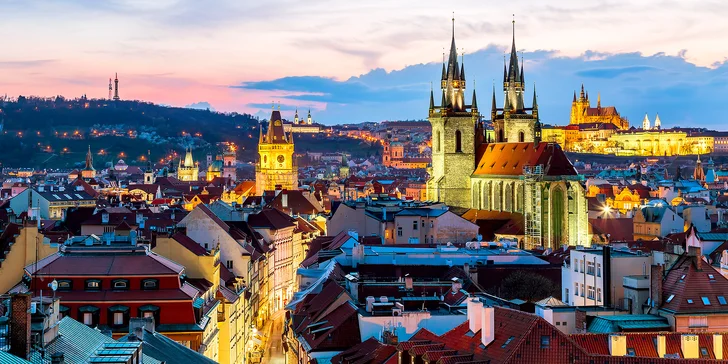 4* dizajnový hotel na dohľad od Pražského hradu: moderná izba a raňajky