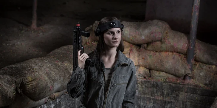 Nadupaný balíček akčnej hry lasertag!