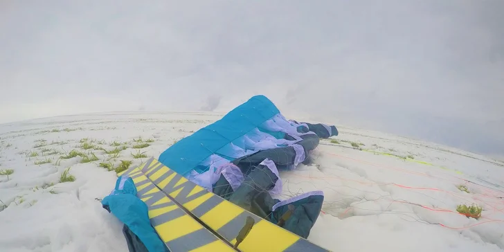Kurz adrenalínového LANDKITINGU alebo SNOWKITINGU pre 2 osoby