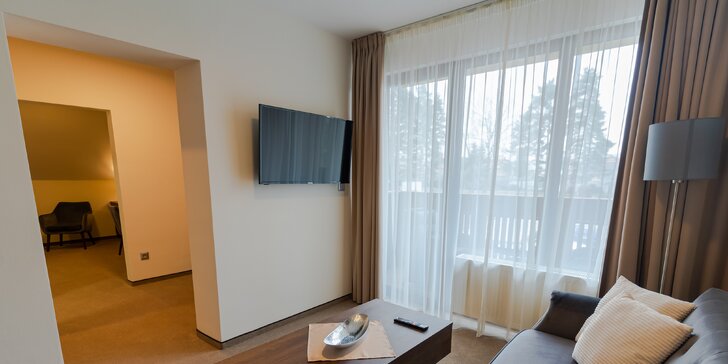 Zimný pobyt v novootvorenom Hoteli Demänová**** s polpenziou, wellness, aj zvýhodnenou súkromnou saunou