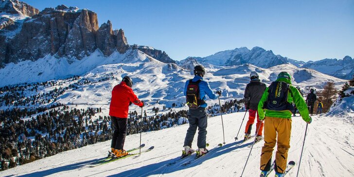 Zimná dovolenka v talianskych Dolomitoch: 3* hotel hneď pri zjazdovke, polpenzia a skipass