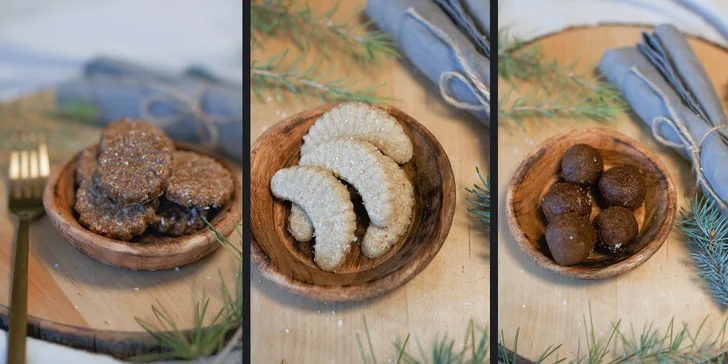 Krabičky plné vianočných RAW koláčikov – vhodné aj pre vegánov