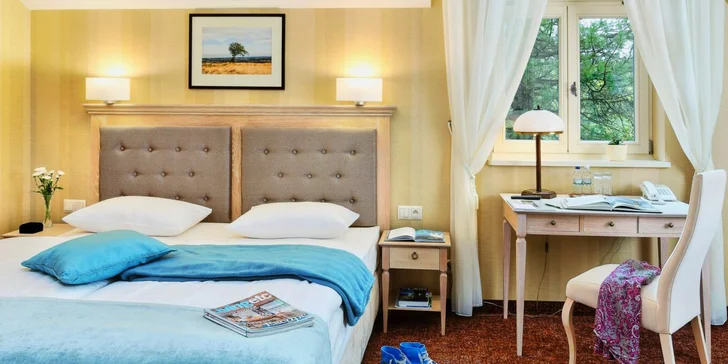 4* pobyt v Sklárskej Porube: historický hotel so záhradou, neobmedzené wellness a raňajky