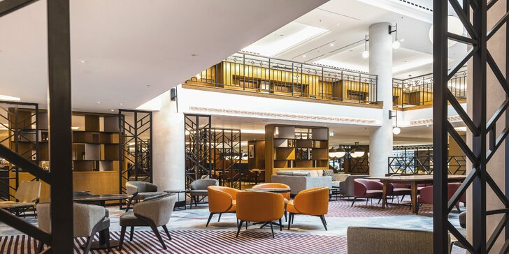 Luxusný 5* hotel Marriott v centre Prahy: pobyt s raňajkami, fľaša Prosecca,1 dieťa do 11,9 rokov zdarma