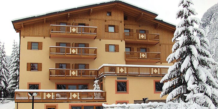 Na lyže do Talianska: 3* hotel pri areáli Col Rodella s polpenziou, v ponuke aj variant so skipasom Dolomiti Superski
