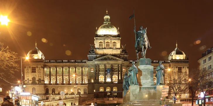 Priamo na Václavskom námestí: pobyt v centre Prahy pre 2 osoby