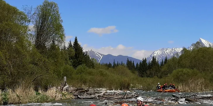 Zážitkový rafting pod Tatrami na divokej rieke Belá