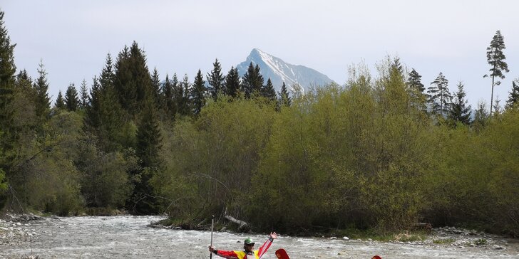 Zážitkový rafting pod Tatrami na rieke Belá, na Váhu alebo v areáli vodného slalomu v Liptovskom Mikuláši