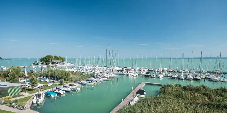 4* hotel na brehu Balatonu: polpenzia a neobmedzený vstup do wellness