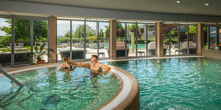 4* hotel na brehu Balatonu: polpenzia a neobmedzený vstup do wellness