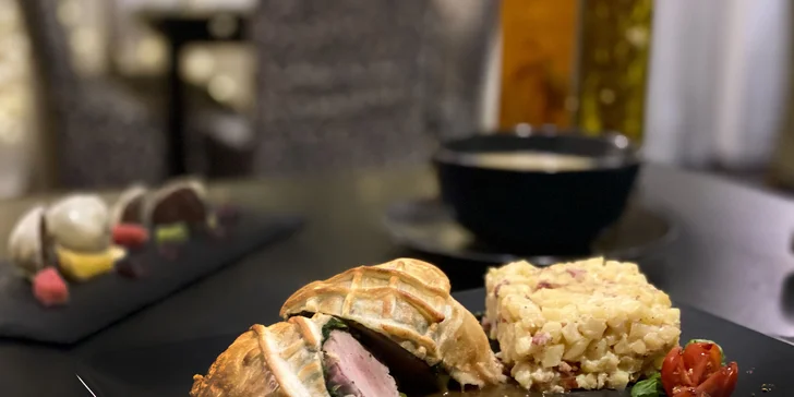 3-chodové menu z talianskej reštaurácie Maranello + 20% zľava na víno