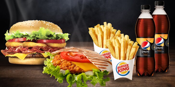 Akcia 1+1 stredné menu v Burger King – Bratislava a Košice