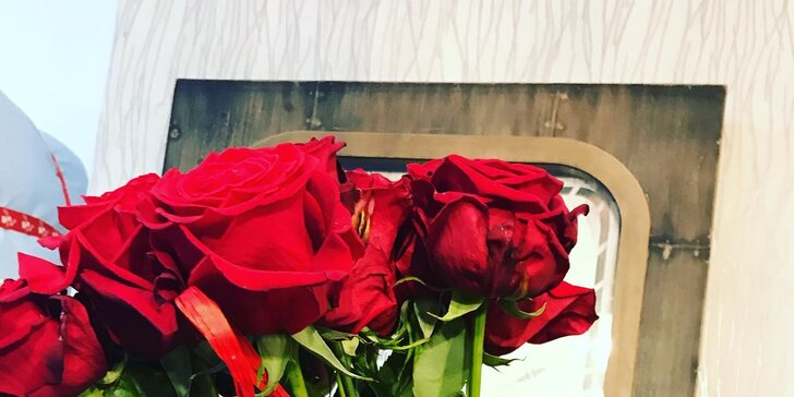 Kytica červených ruží s venovaním – doručenie v rámci Košíc v cene