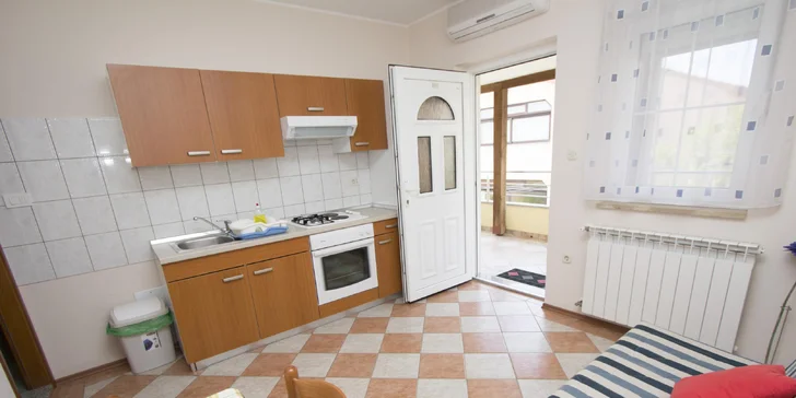 Apartmány až pre 4 osoby, 10 minút na pláž, termíny do konca októbra